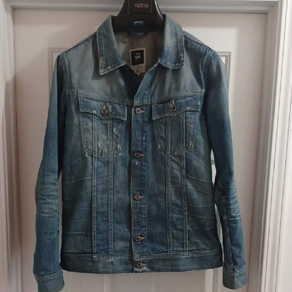 G-Star Raw 3301 Light Blue Hip Hop Classic Denim Jacket, M - Picture 3 of 4